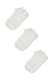 Heather Grey & White