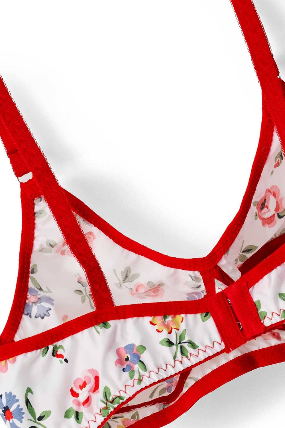 Women's Floral Contrast Cotton Bra