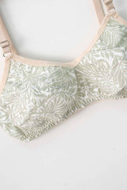 Women's Contrast Straps Cotton Bra