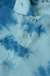 Polo Republica Men's Tie & Dye Short Sleeve Polo Shirt
