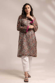 East West Women’s Pearl Placket Style Lawn Kurti