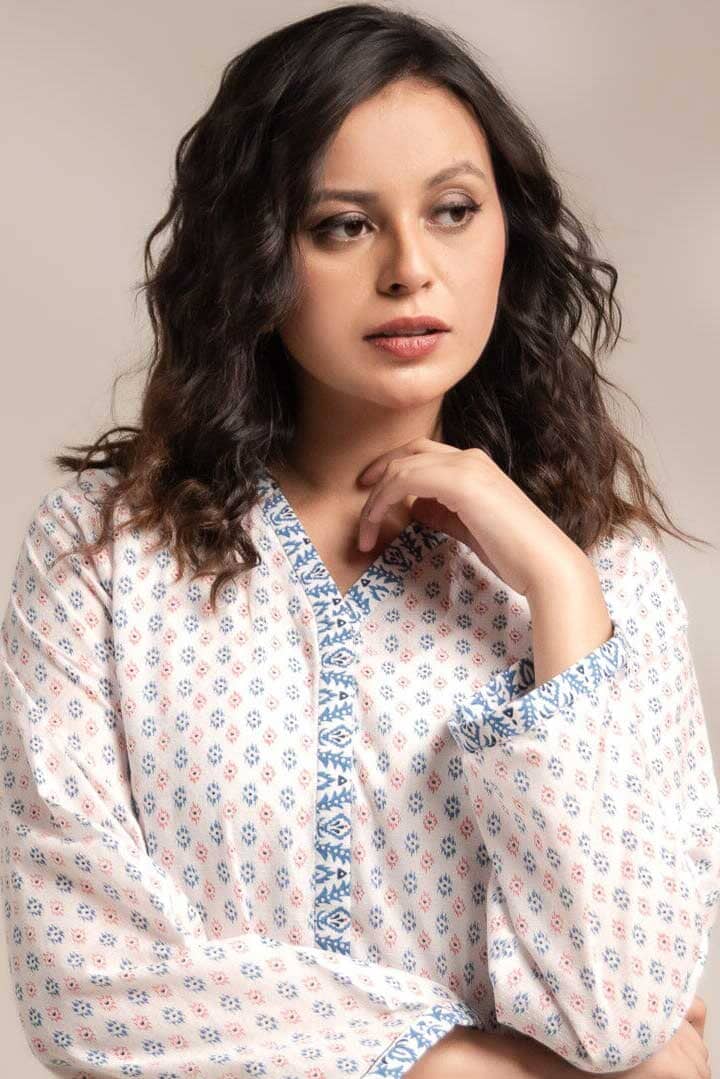 East West Women's Basic Printed Shirt