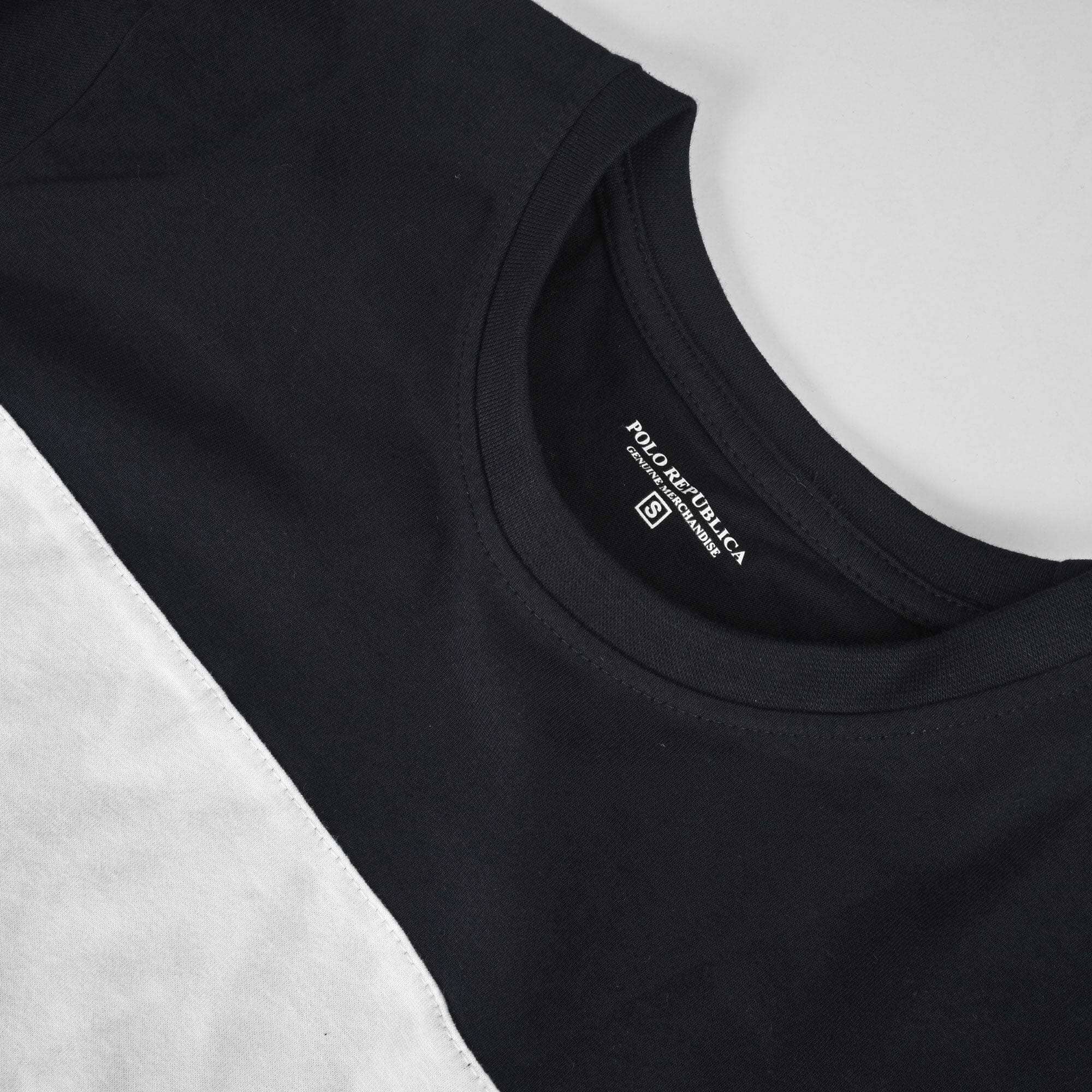 Polo Republica Men's Olympia Printed Contrast Panel Tee Shirt Men's Tee Shirt Polo Republica 