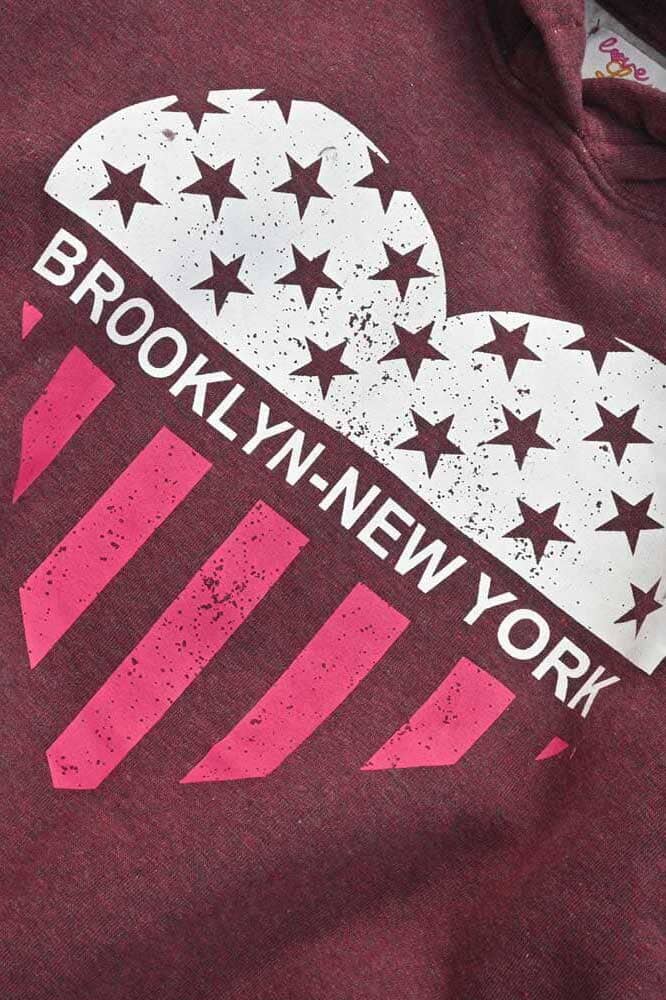 Burgundy & White