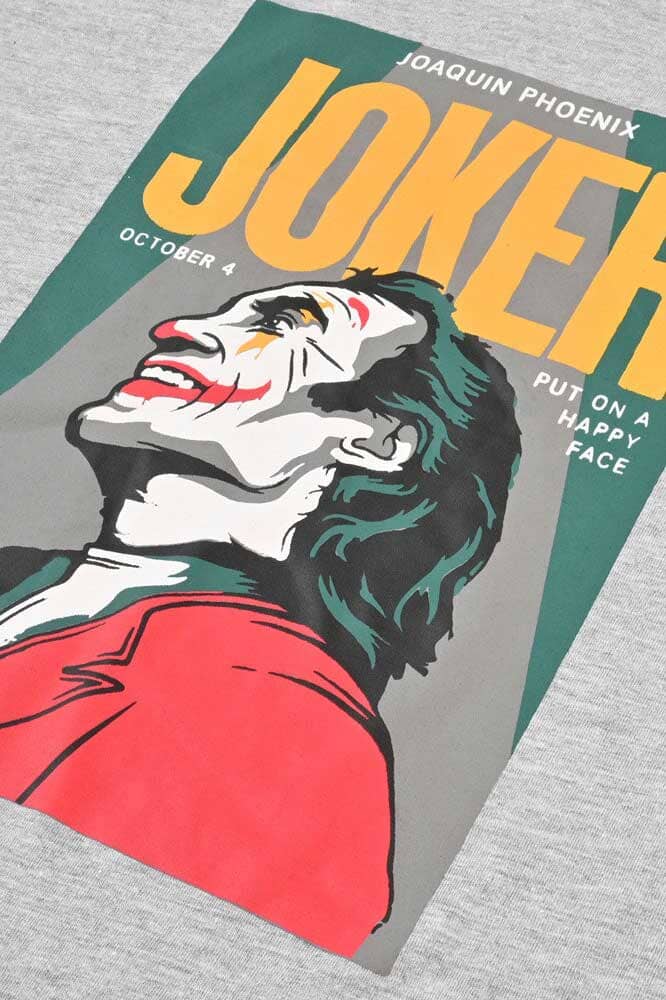 Polo Republica Men's Joker Printed Crew Neck Tee Shirt