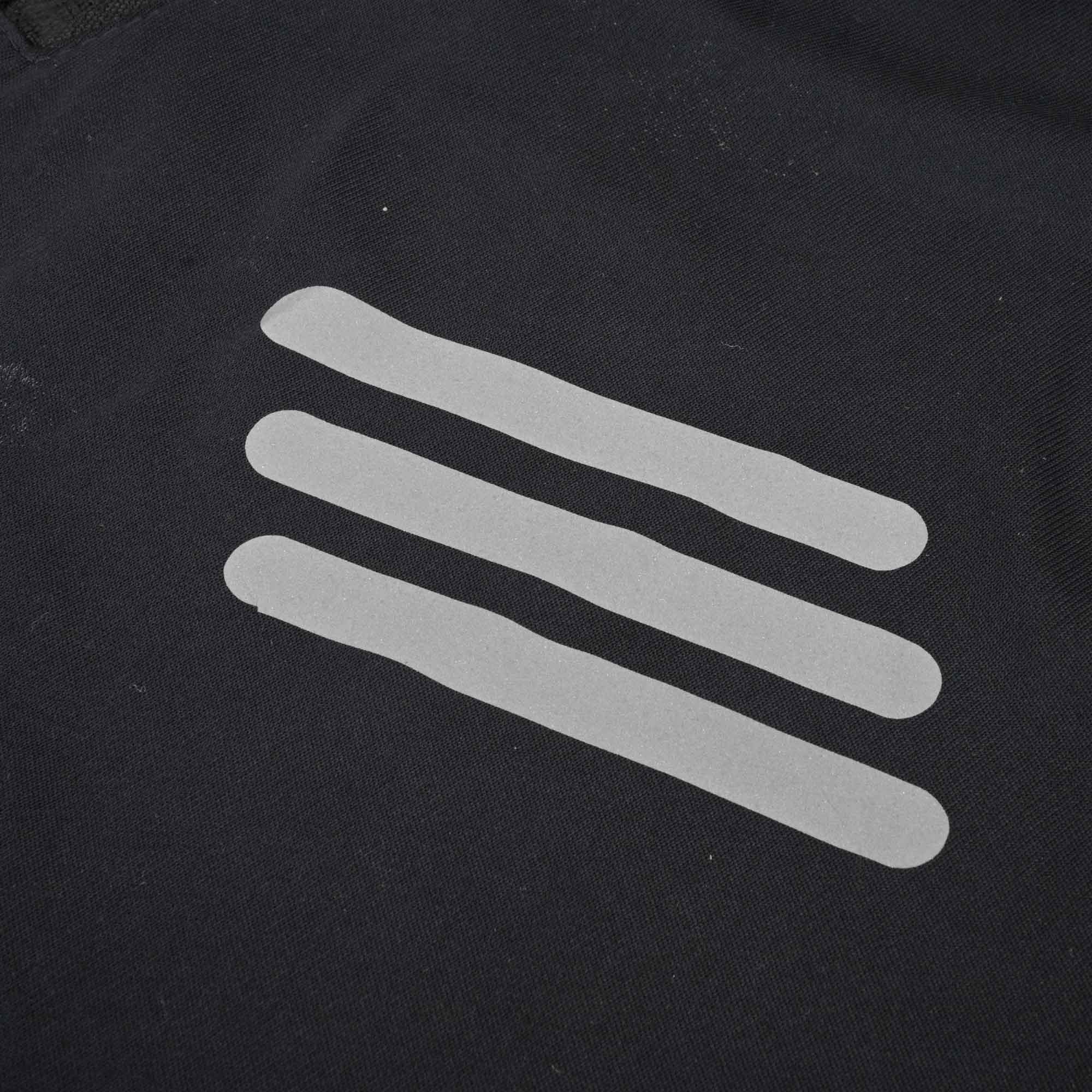 Poler Men's Quarter Zipper Reflective Stripes Style Activewear Polo Shirt