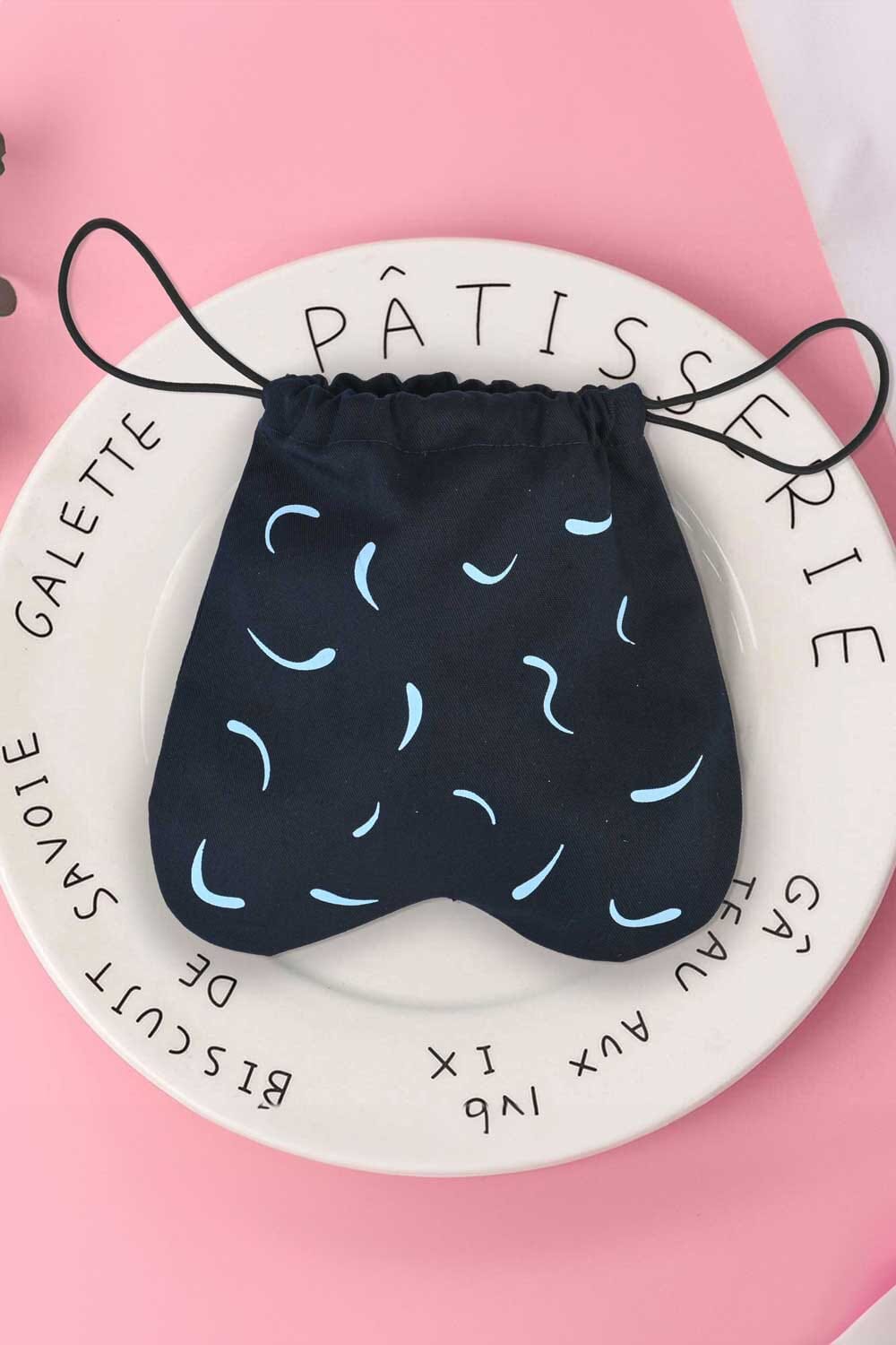 Drawstring Printed Design Gift Pouch