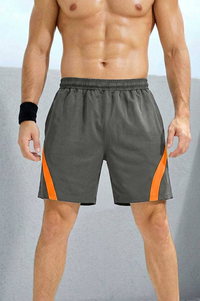 Dark Grey & Orange