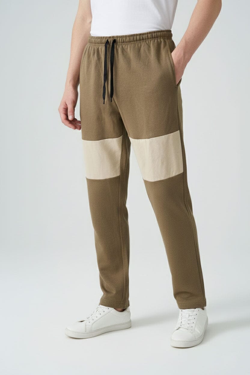 Dark Brown & Beige