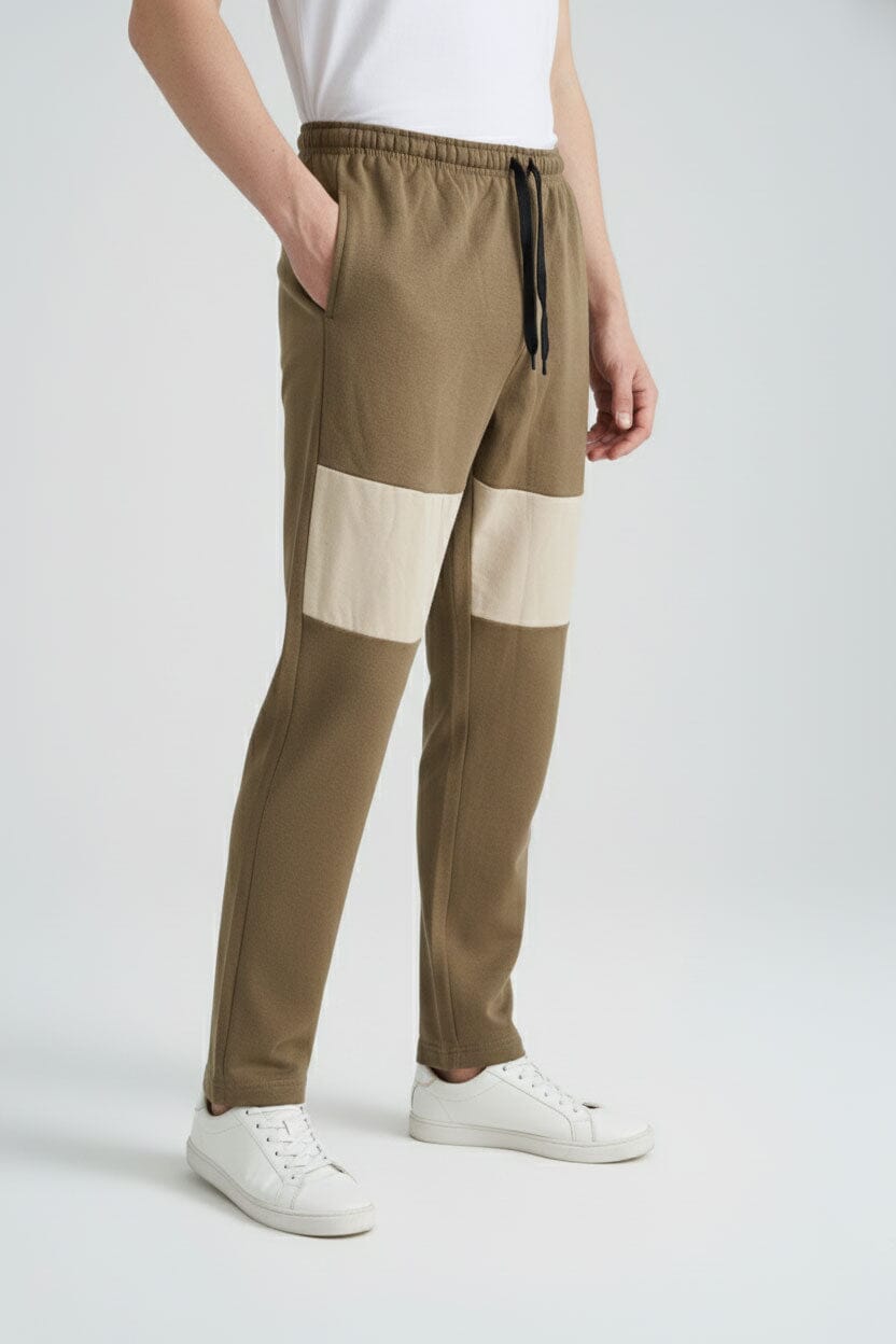 Dark Brown & Beige