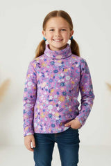 Polo Republica Girl's Turtle Neck Sweat Shirt