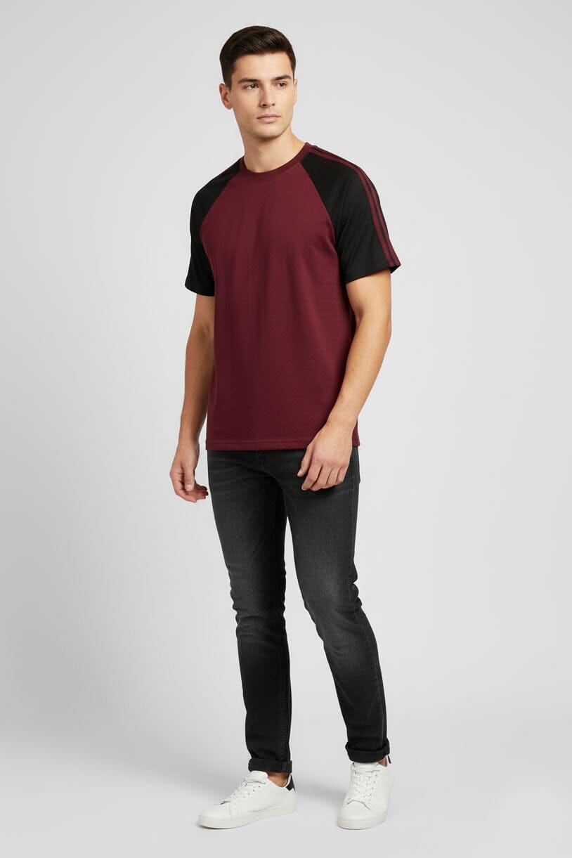 Maroon & Black