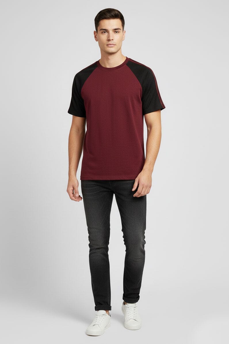 Maroon & Black