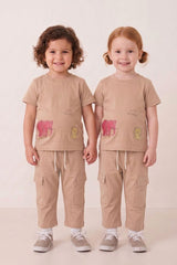 Tiny Teens Kid's Cute Friends Twin Set