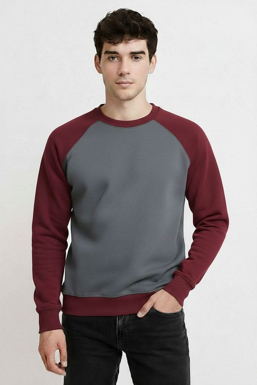 Graphite & Maroon