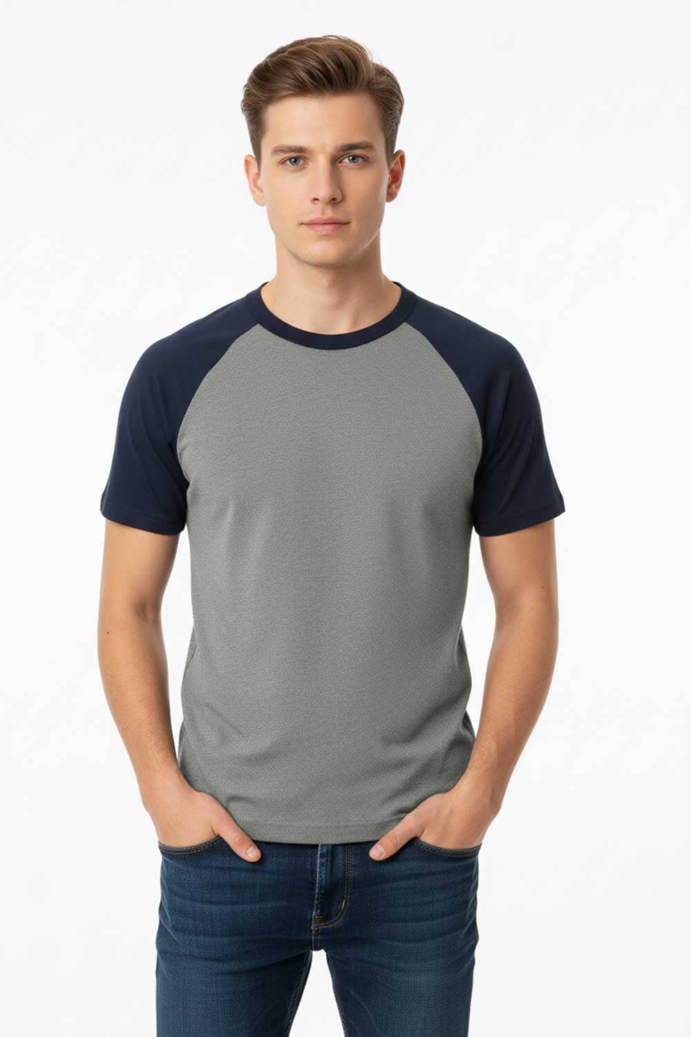 Grey & Navy