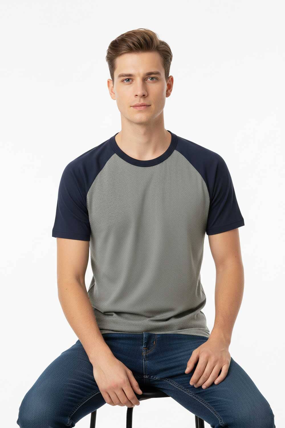 Grey & Navy