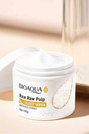 Bioaqua Rice Raw Pulp Brighten Sleeping Mask