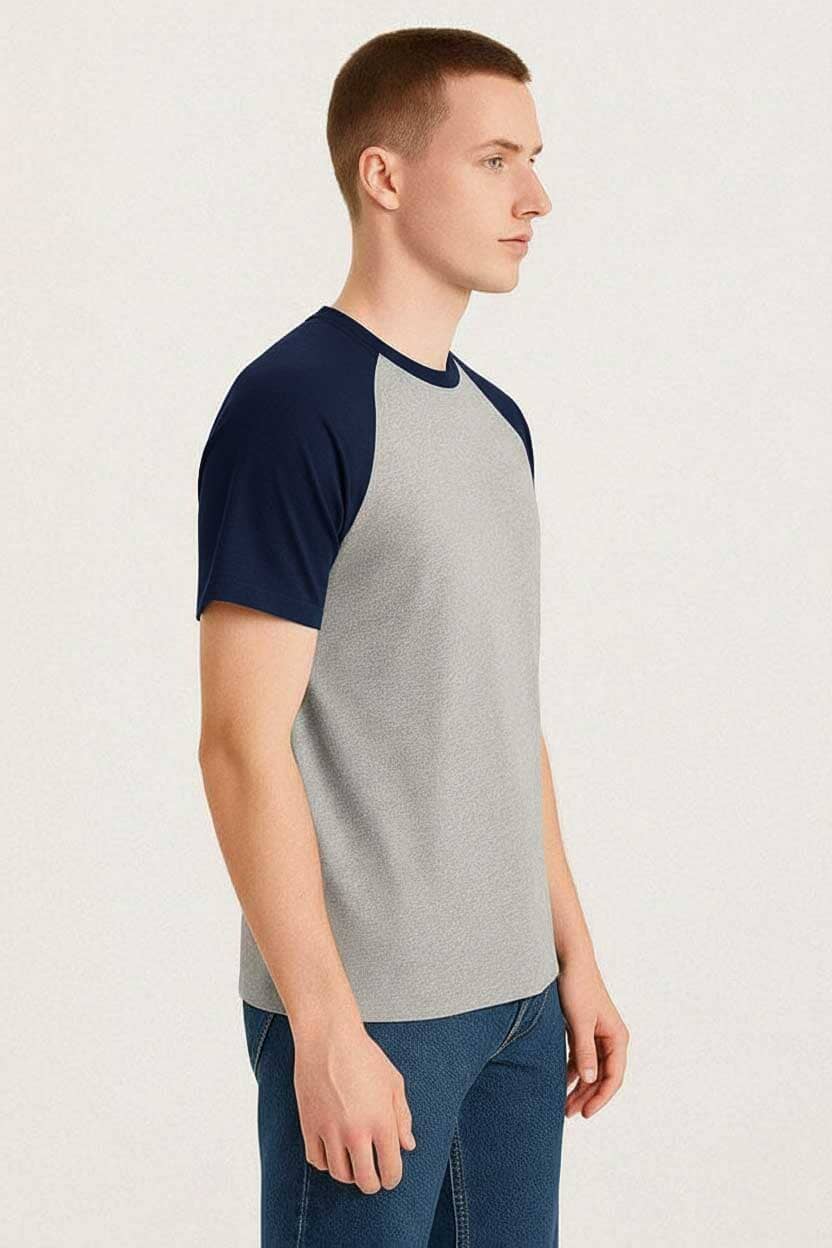Heather Grey & Navy
