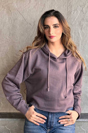 JC Women's Crop Top Pullover Hoodie