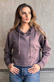 JC Women's Crop Top Pullover Hoodie
