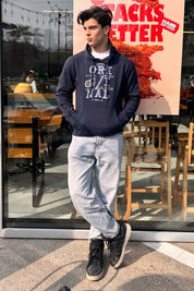 X-M Men's Original Printed Pullover Hoodie