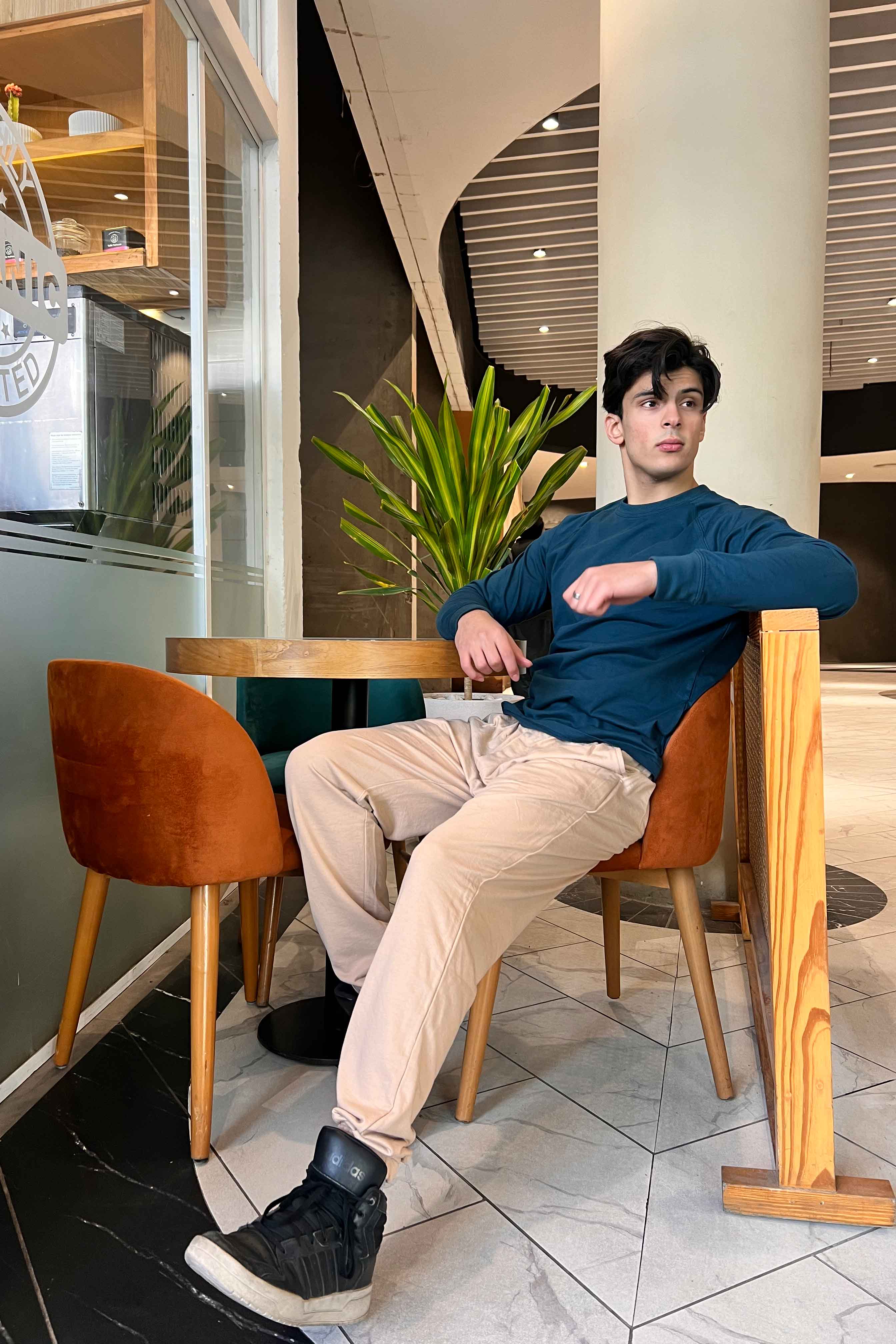 Polo Republica Men's Essentials Raglan Long Sleeve Pique Tee Shirt