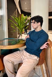 Polo Republica Men's Essentials Raglan Long Sleeve Pique Tee Shirt