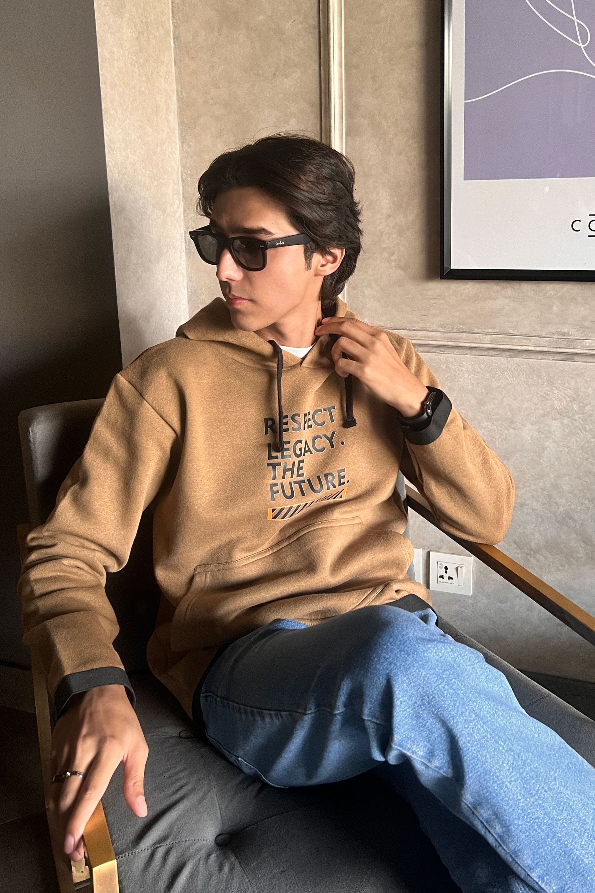 L.A.T Men's Legacy The Future Printed Fleece Pullover Hoodie Men's Pullover Hoodie Salman Rahim 