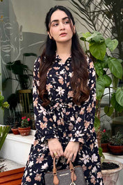 East West Women's Printed Maxi Dress