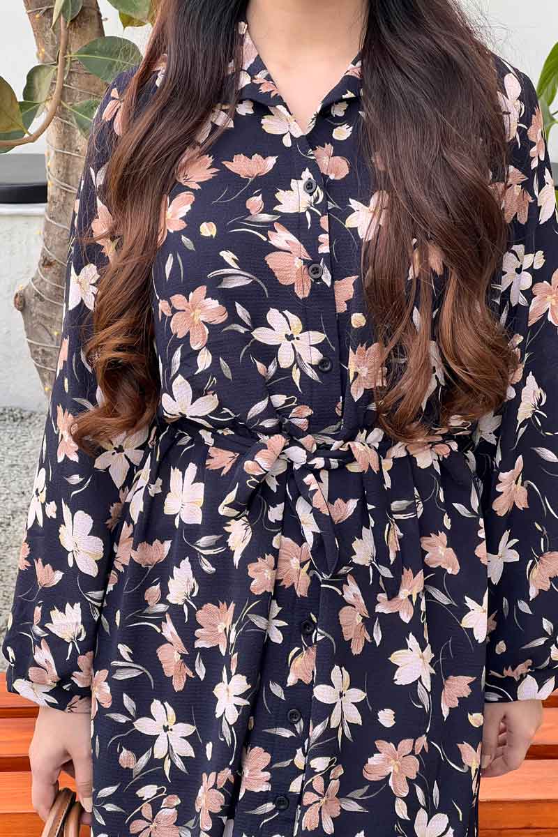 East West Women's Printed Maxi Dress