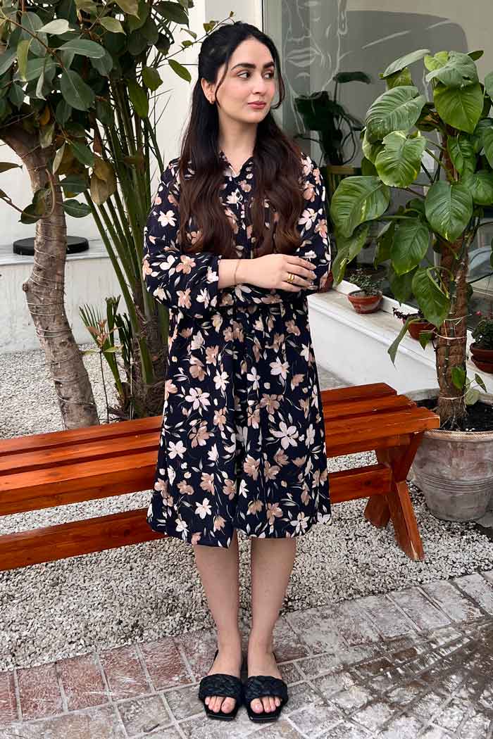 East West Women's Printed Maxi Dress