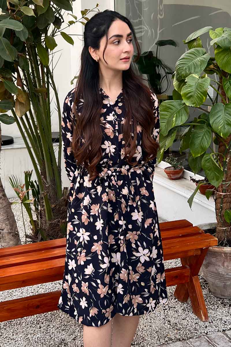 East West Women's Printed Maxi Dress