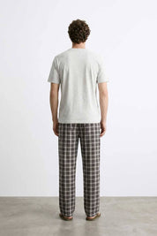 Grey Melange & Chocolate