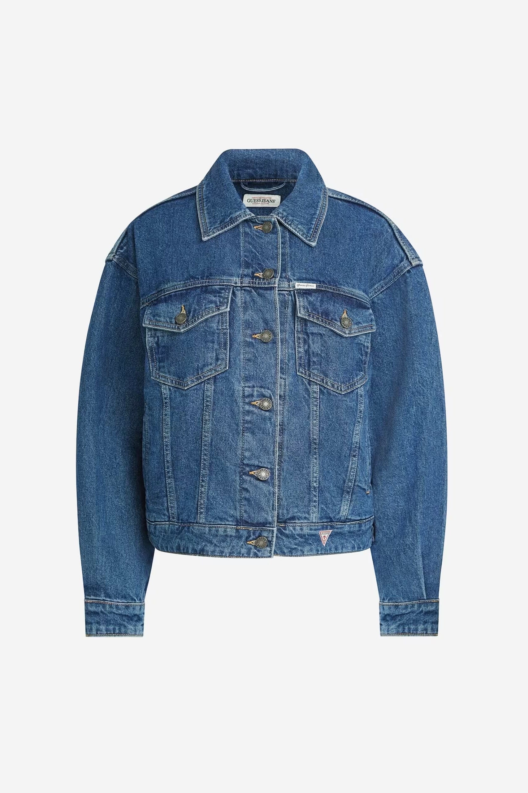 Guess Women's Oversized Denim Trucker Jacket