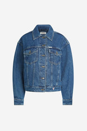 Guess Women's Oversized Denim Trucker Jacket