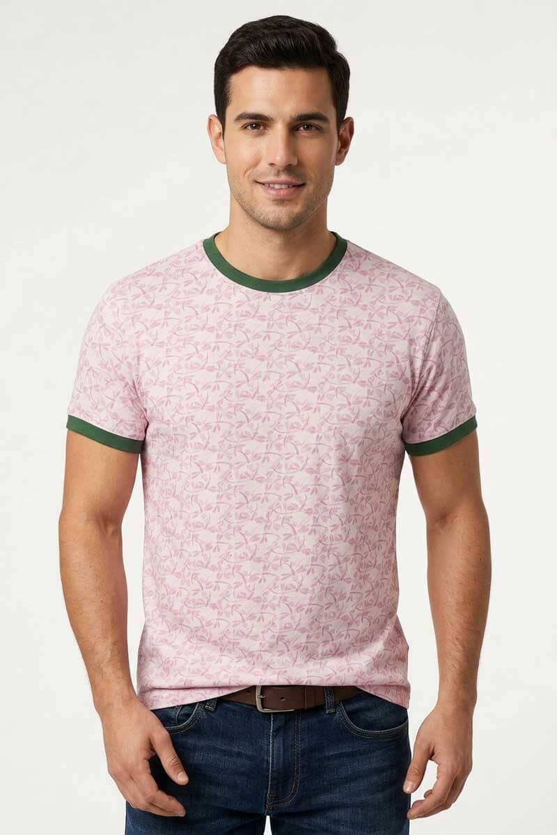 Mauve & Bottle Green