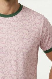 Mauve & Bottle Green