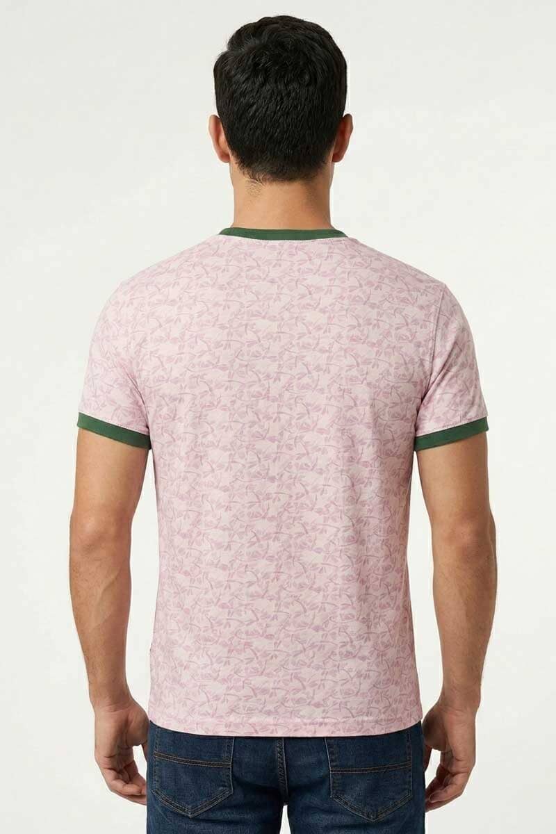 Mauve & Bottle Green