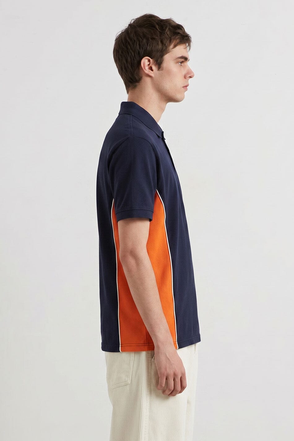 Navy & Orange
