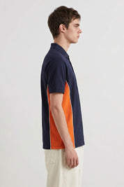 Navy & Orange