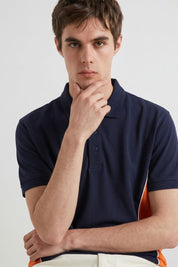 Navy & Orange