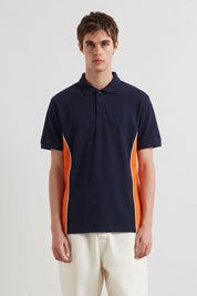 Navy & Orange