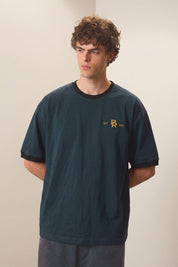 Polo Republica Men's California Boxy Ringer Tee Shirt