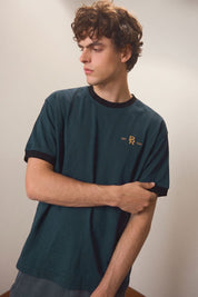 Polo Republica Men's California Boxy Ringer Tee Shirt