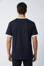 Navy & White