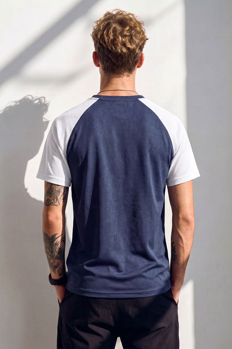 Navy & White