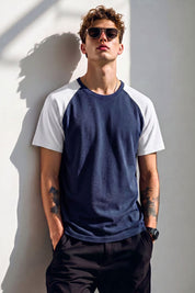 Navy & White