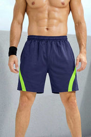 Navy Blue & Lime