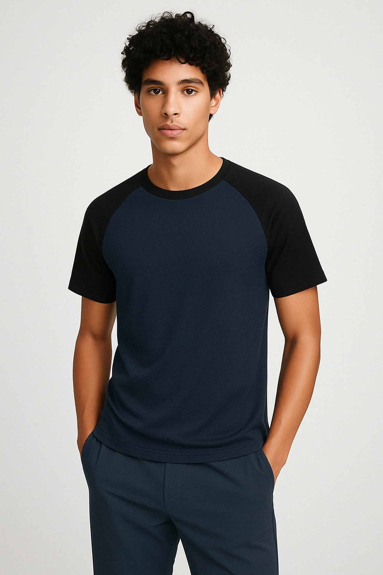 Navy & Black